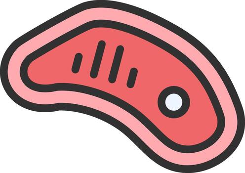 Beef Sharp Edge Visual vector