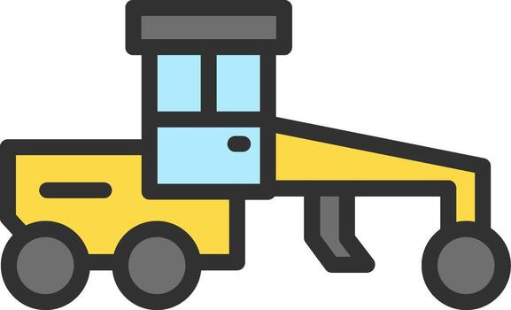 Grader Minimal Graphic Visual vector