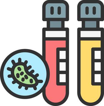 Test Tube Interactive UI Design vector