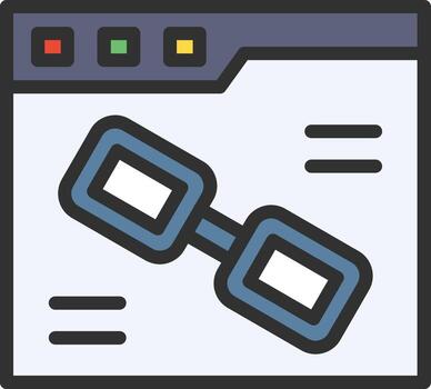 Link Clean UI Concept vector