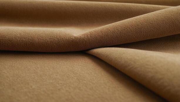 de cerca ver de suave un textura terciopelo microfibra tela creando detallado visual efectos para textil diseño proyectos o interior aplicaciones con Rico táctil cualidades y ligero reflexiones foto