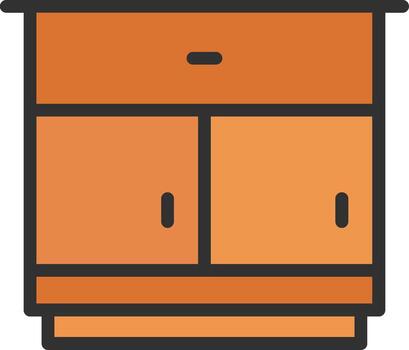 aparador mínimo ui elemento vector