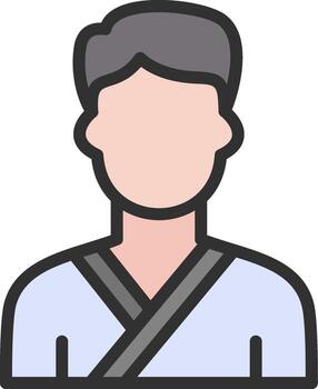 judo mínimo ui elemento vector