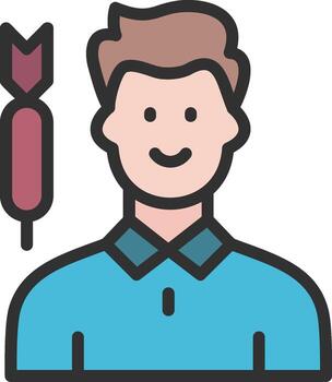 dardo futurista ui marca vector