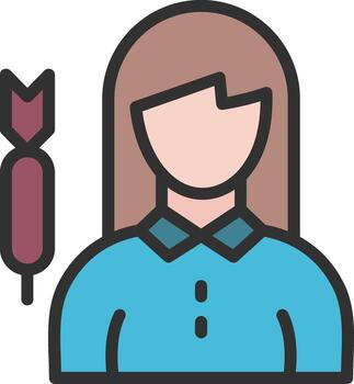 dardo móvil aplicación ilustración vector