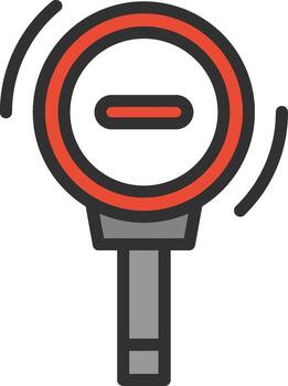 Wrong Way Monotone Sketch Design vector