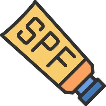 Sunscreen Smooth App Visual vector