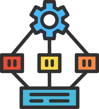 Workflow Web-Based Design Element vector