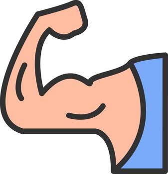 Muscle Abstract UI Visual vector