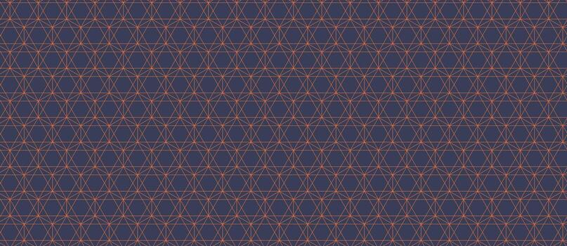 intrincado geométrico modelo en profundo azul y Rosa oro matices un sin costura textura ideal para antecedentes, sitio web diseño, textil huellas dactilares, o moderno Arte proyectos vector