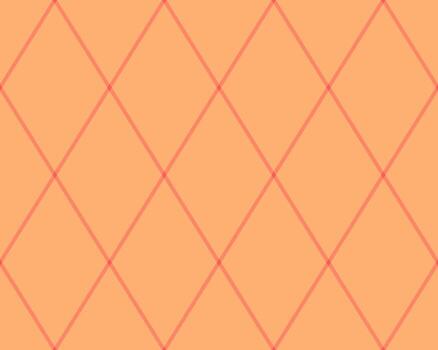 Abstract geometric pattern with intersecting diagonal lines creating a diamond lattice design on a peach background. Ideal for modern backgrounds, textiles, website designs, and presentations. vector