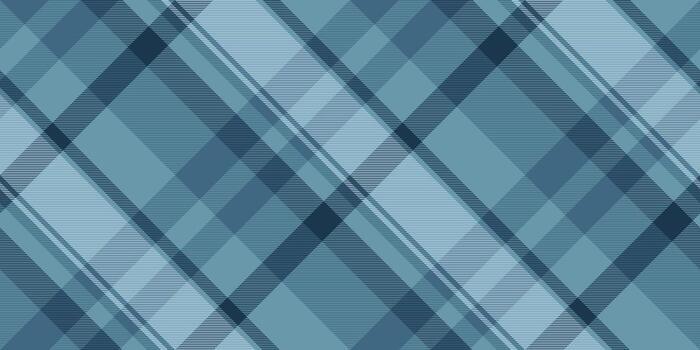 Elegant textile pattern with blue plaid design. A classic, versatile background for graphic design, web projects, or textile printing. Calm, structured, timeless. vector