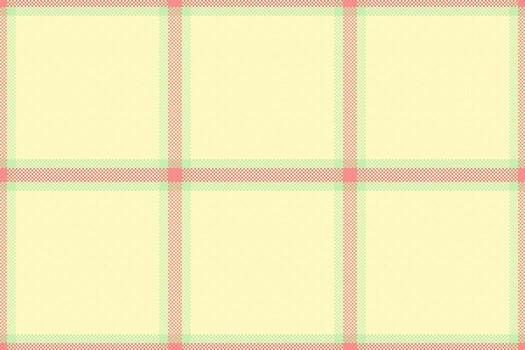 Menu tartan texture, mat fabric plaid check. Print pattern background textile seamless in light and lemon chiffon colors. vector