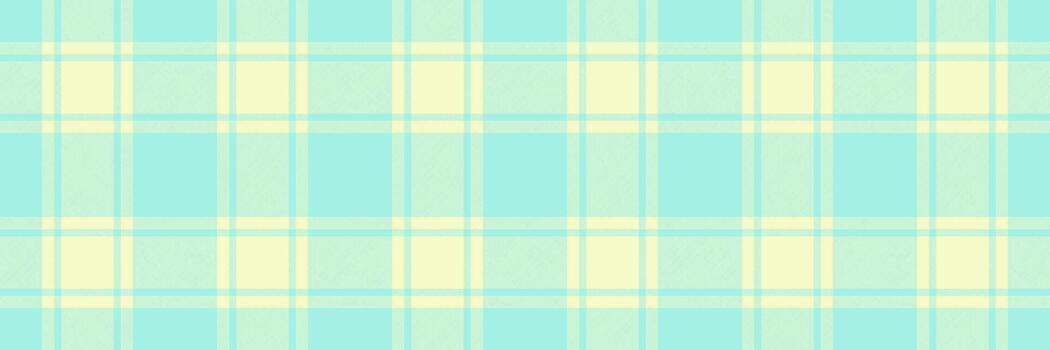 Setting background check pattern, fold tartan fabric. Creation texture seamless textile plaid in teal and light colors. vector