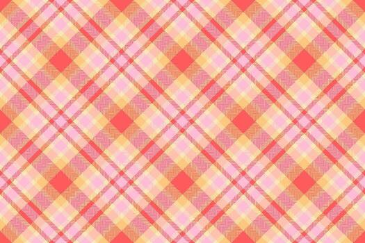 Paisley texture background, stripped check pattern fabric. Graphical plaid tartan seamless textile in red and light colors. vector