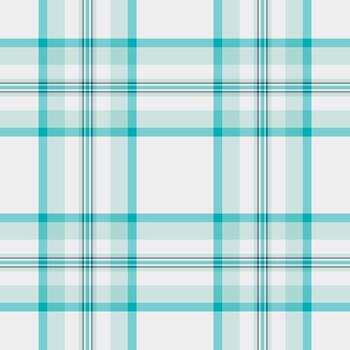 Teal white plaid design. Ideal for backgrounds, textiles, or design elements. Classic, versatile pattern. Use for fashion, crafts, or branding projects. vector