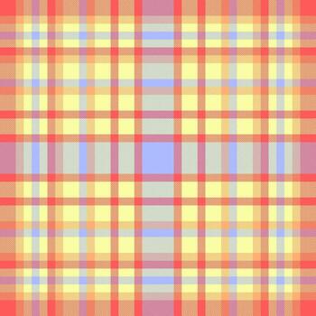 Setting background pattern, graphic check seamless tartan. Brand plaid textile fabric texture in lime and red colors. vector