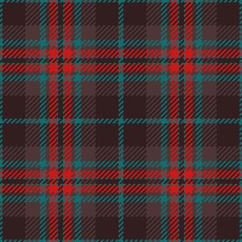 Serene background seamless, tidy pattern textile check. Gentleman plaid texture fabric tartan in red and dark colors. vector