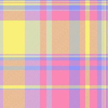 Pastel plaid pattern. Ideal for backgrounds, textiles, or design projects needing a bright, cheerful, and modern aesthetic. Versatile for web or print uses. vector