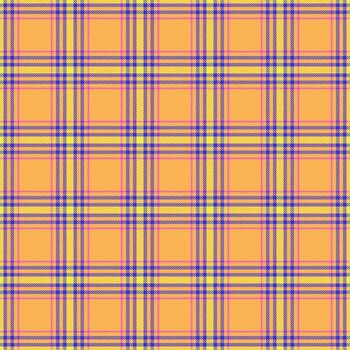 Vibrant plaid pattern with contrasting colors. Seamless textile design perfect for backgrounds, fashion, or graphic projects. Adds a playful yet structured element. vector