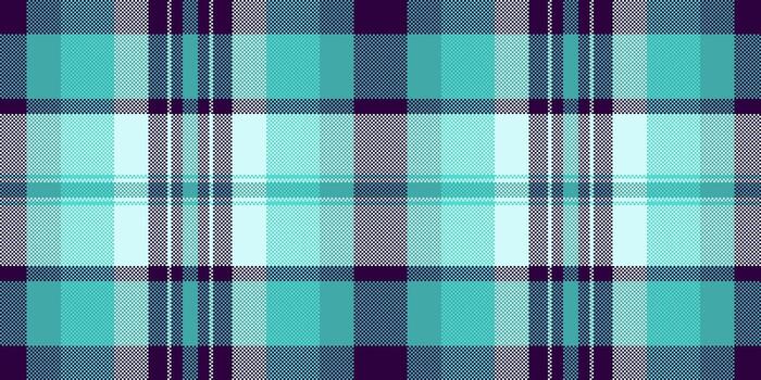 Canadian pattern plaid tartan, design textile texture seamless. Pretty background fabric check in soft teal and dark colors. vector