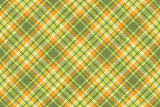 festivo cheque sin costura textil, famoso tela antecedentes . forma textura tartán tartán modelo en Lima y ligero colores. vector