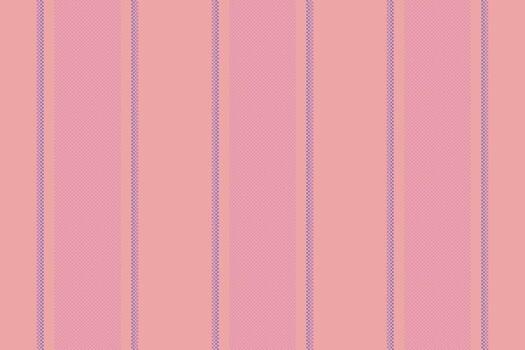 Festive lines textile pattern, quality seamless texture fabric. Ragged vertical background stripe in red and pink colors. vector