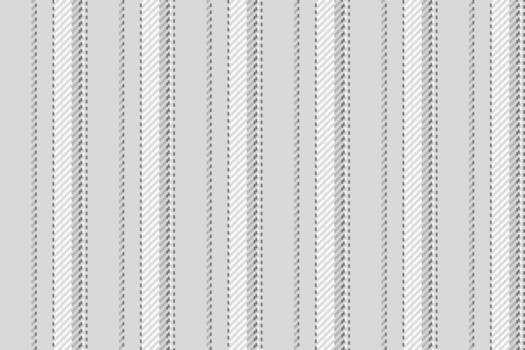 Modern texture background seamless, classical pattern vertical lines. Hat textile stripe fabric in gainsboro and white colors. vector