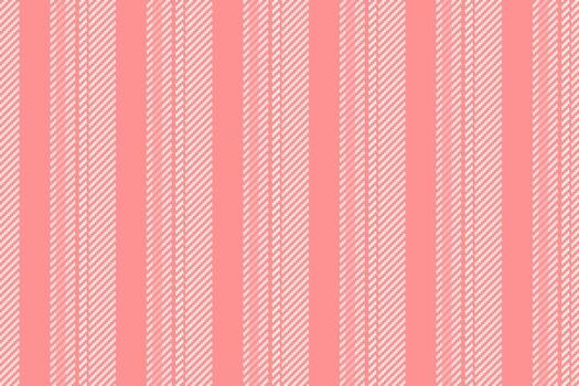 Tackage textile pattern texture, ornamental lines stripe vertical. Rroduct seamless background fabric in light and red colors. vector