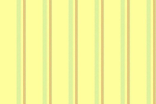 Towel background seamless vertical, colourful pattern stripe . Oge textile fabric lines texture in yellow and green colors. vector