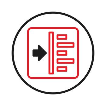 Data import diagram illustrates process of transferring information into a structured format vector