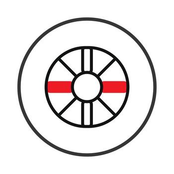 geométrico emblema dentro un circulo exhibiendo minimalista estilo presentando líneas y equilibrado visual vector