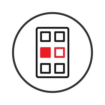 Minimalist abstract grid illustration showing connection concept design represented inside a vector