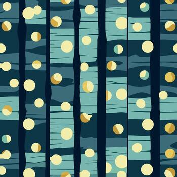 Colored dots on abstract striped background vector