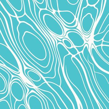 Abstract turquoise line design vector