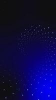blå vertikal lutning partikel porträtt trogen yttre Plats rörelse bakgrund video