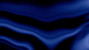 abstrakt vågig blå tyg textur. flytande holografiska bakgrund. slät silke tyg yta med krusningar och veck på de vävnad holografiska pastell bakgrund med 3d tolkning i sömlös slinga video