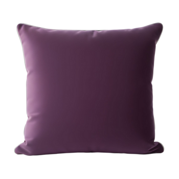 peluche carré violet jeter oreiller avec doux en tissu texture et subtil plis png