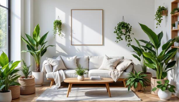 A mix of indoor greenery to complement your modern home style. photo