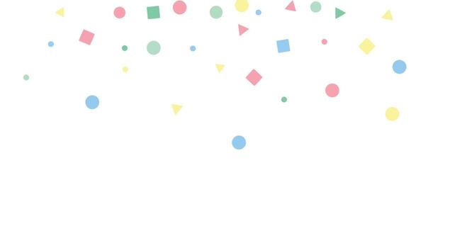 pastel geométrico formas círculos, cuadrícula, y triangulos en suave colores vector