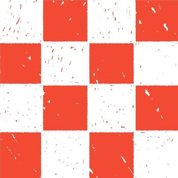 Red Checkerboard Square Background vector