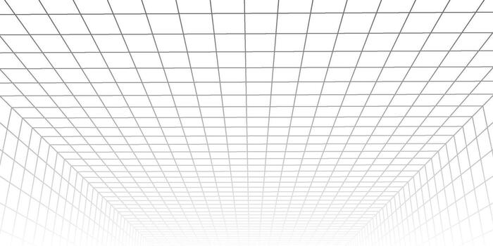 White background with grid. Abstract white technology background. Futuristic technology . vector