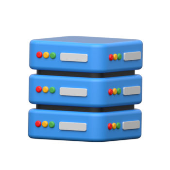 3D server racks showing large scale cloud hosting infrastructure. png