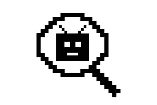 Background chat bot ai robotix robots work factory engineer 8bit minimal. vector