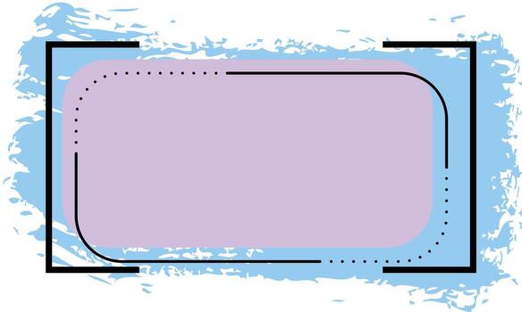 moderno resumen antecedentes con redondeado rectángulo y cepillo golpes vector