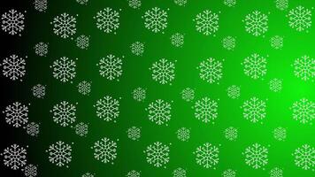 animato scarabocchio neve schema senza soluzione di continuità modello adornare un' luminosa verde ripetendo sfondo. ciclo continuo movimento grafico. video