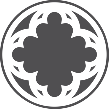 gótico circulo Rosa ventana con medieval ornamento. catedral rosetón. cristiano arquitectura elemento con manchado vaso modelo. radial marco png