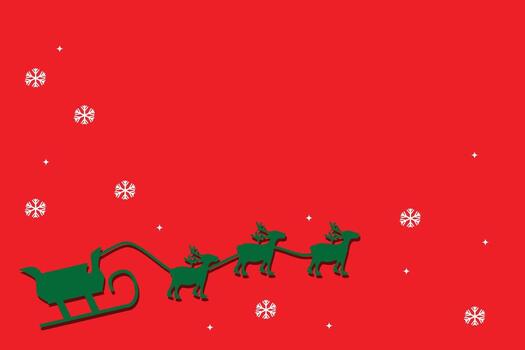 Train Santa Claus Background with Copy Space Text Area vector