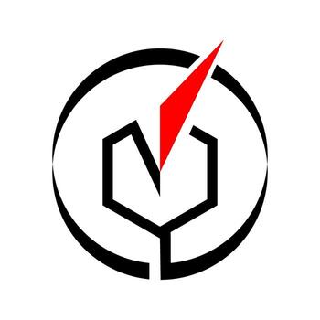 artístico circular icono visual identidad ejemplos vector