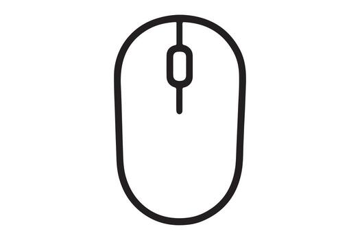 computadora ratón icono describir, esencial para moderno digital tecnología vector